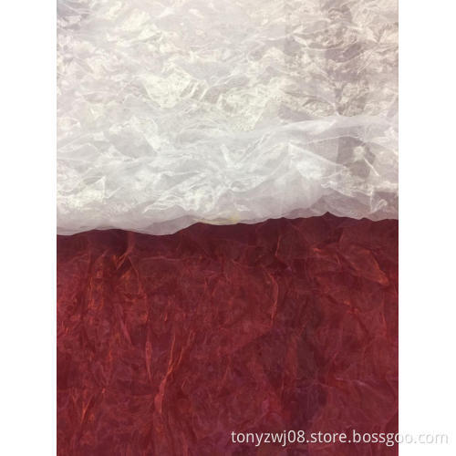 100% Polyester Organdy Pleat